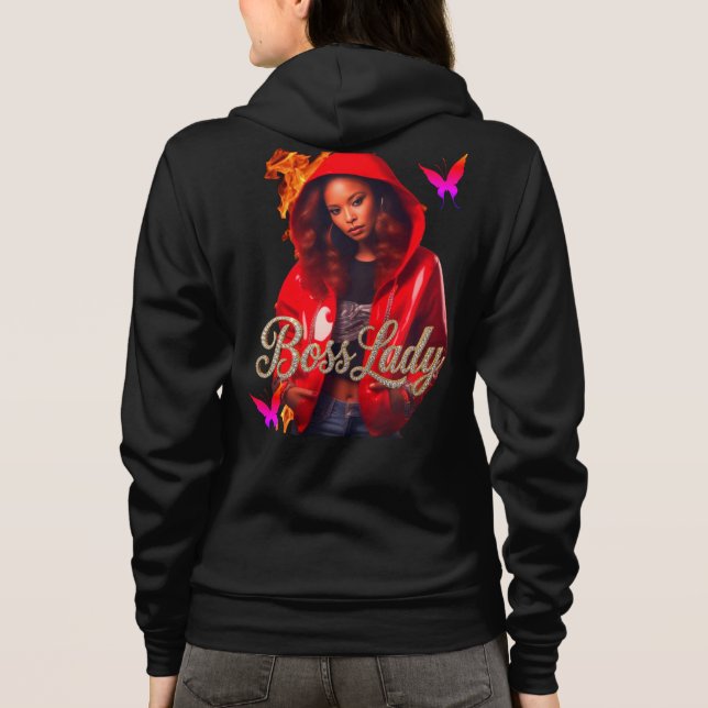 Sudadera con capucha Boss Lady Fire (Reverso)