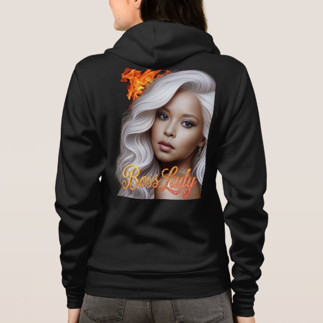 Sudadera con capucha Boss Lady Fire (Reverso)