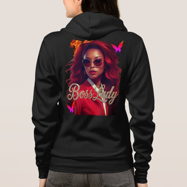 Sudadera con capucha Boss Lady Fire (Reverso)