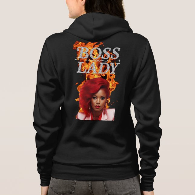 Sudadera con capucha Boss Lady Fire (Reverso)