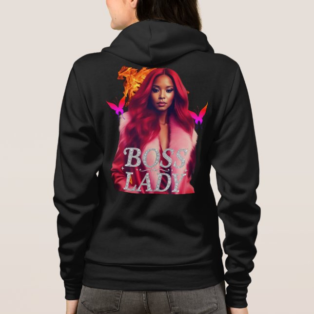 Sudadera con capucha Boss Lady Fire (Reverso)