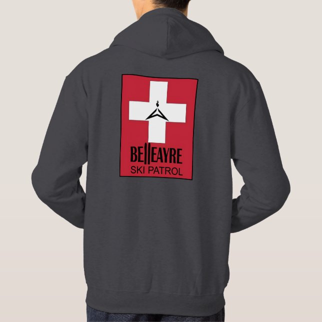Sudadera con capucha BSP Flame para hombres (Reverso)