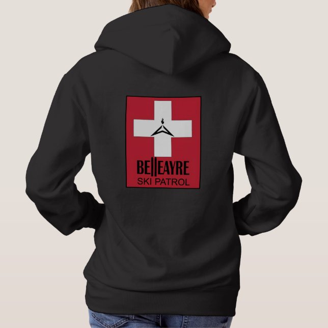 Sudadera con capucha BSP Flame para mujeres (Reverso)