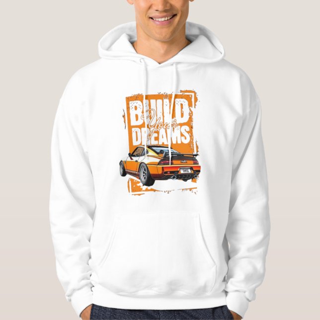 Sudadera con capucha Build Dreams – Driven to Succ (Anverso)