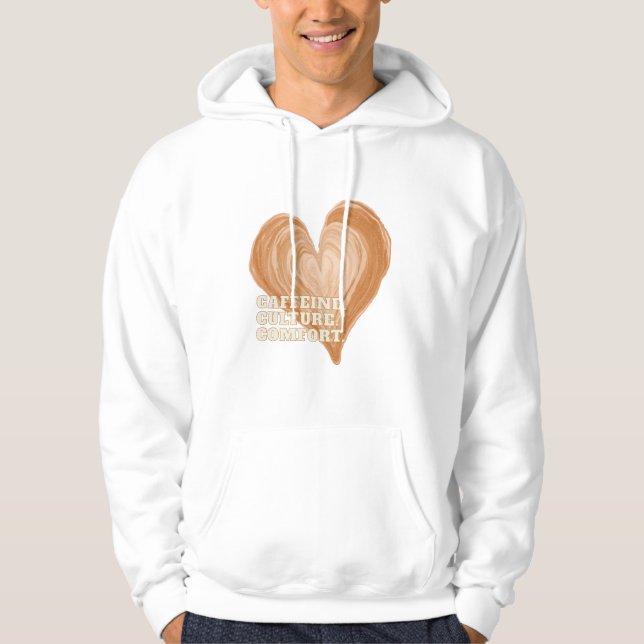 Sudadera con capucha Caffeine Culture Comfort | Ad (Anverso)