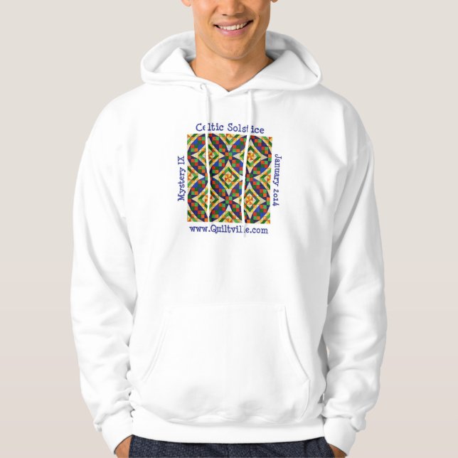 Sudadera con capucha céltica del solsticio (Anverso)