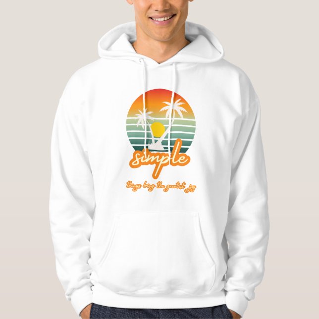 Sudadera Con capucha | Chill & Inspirador Pullover (Anverso)