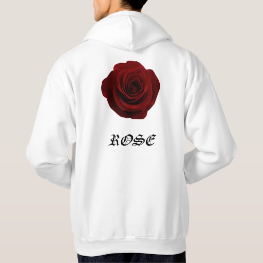 Sudadera con capucha color de rosa fresca