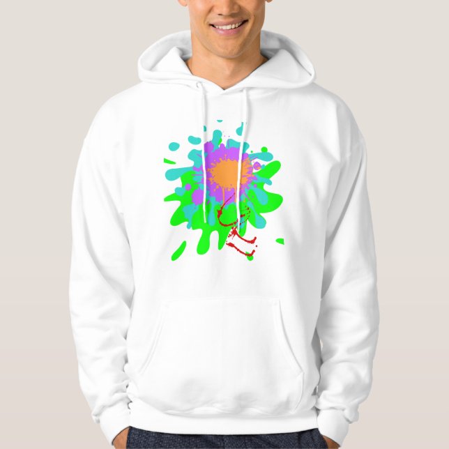Sudadera con capucha Color Splash (Anverso)