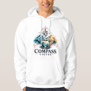Sudadera con capucha Compass Coffee Mountain Adven