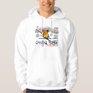Sudadera con capucha con cresta de la elevación