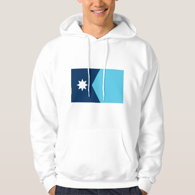 Sudadera con capucha con la bandera de Minnesota,  (Anverso)