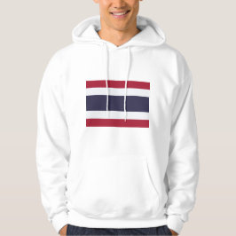 Sudadera con capucha con la bandera de Tailandia