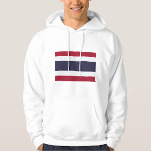Sudadera con capucha con la bandera de Tailandia