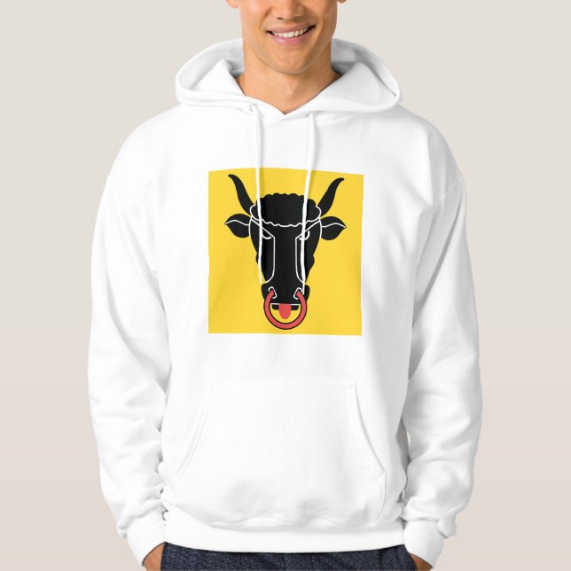 Sudadera con capucha con la bandera del cantón de  (Anverso)