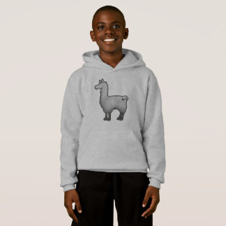 Sudadera con capucha concreta de la llama