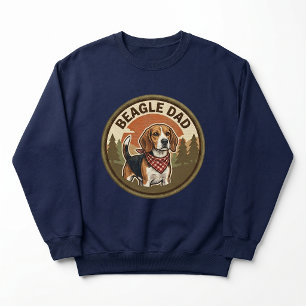 Sudadera con capucha Crewneck para papá de Beagle 
