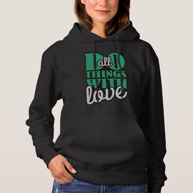 Sudadera con capucha cristiana para mujeres  (Anverso)