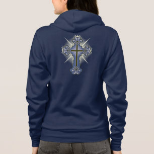 Sudadera con capucha cruzada