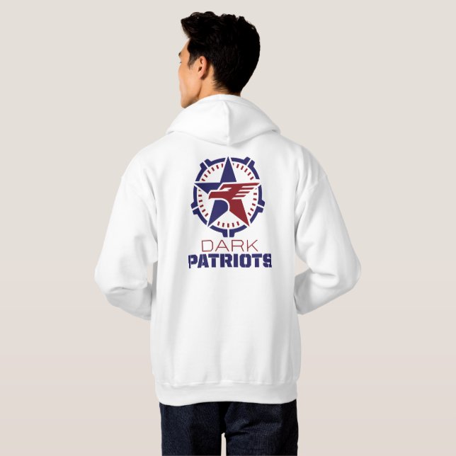 Sudadera con capucha Dark Patriots Logo Hombres Lg (Reverso completo)
