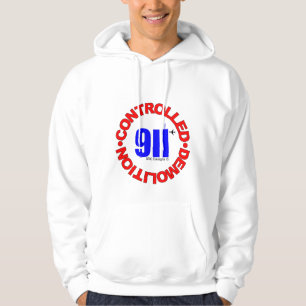 SUDADERA CON CAPUCHA DE 911 CONSPIRACIONES