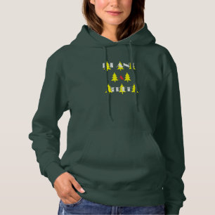 Sudadera con capucha de abetos amarillos Planta un