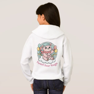 Sudadera con capucha de abrazo de oso dulce