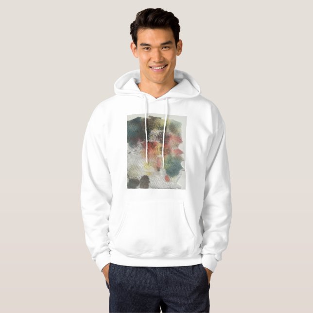 Sudadera con capucha de acuarela (Anverso completo)