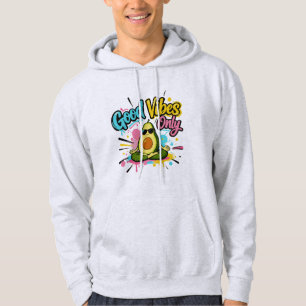 Sudadera con capucha de aguacate meditando - Solo