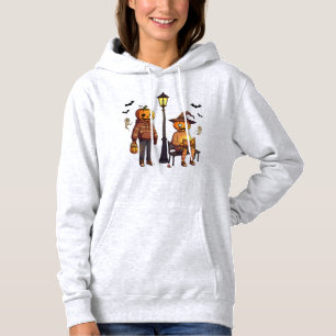 Sudadera con capucha de amigos de calabaza – Calle