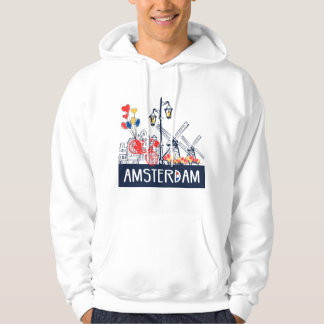 Sudadera con capucha de Amsterdam creativa y única