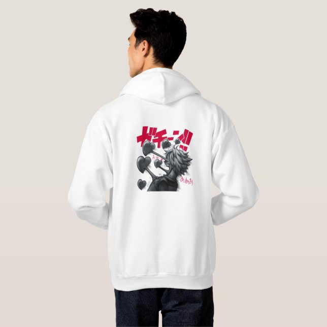 Sudadera con capucha de anime Black Leg 18+ – Coci (Reverso completo)