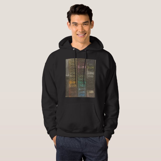 Sudadera con capucha de arte abstracto (Anverso completo)