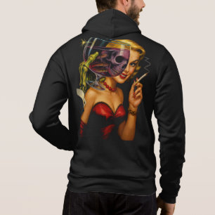 Sudadera con capucha de arte de cómic de terror vi