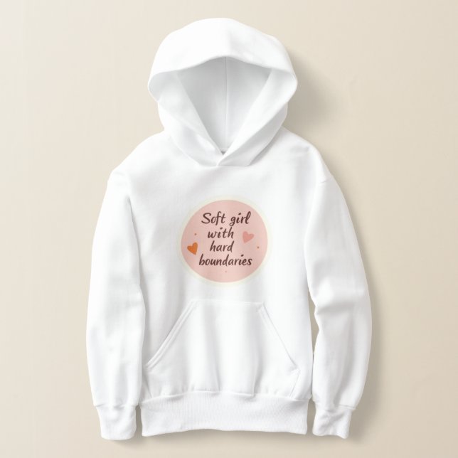 Sudadera con capucha de arte de IA de tono rosa ap (Distribución )