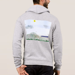 Sudadera con capucha de arte de primavera para adu