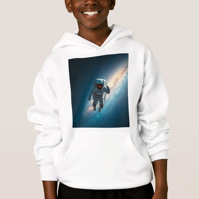 Sudadera con capucha de astronauta del espacio gal (Anverso)