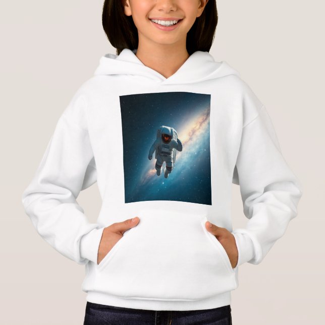 Sudadera con capucha de astronauta espacial galáct (Anverso)