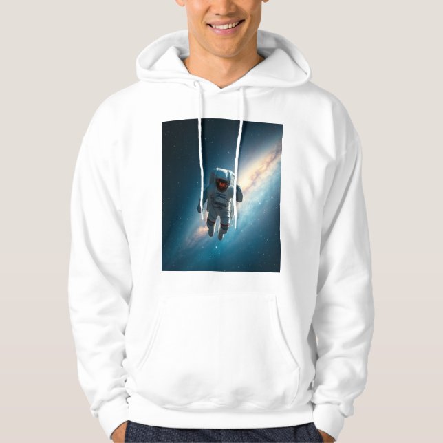 Sudadera con capucha de astronauta espacial galaxi (Anverso)
