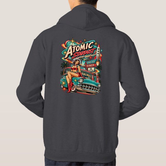 Sudadera con capucha de Atomic Stardust Diner de l (Reverso)