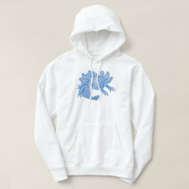 Sudadera con capucha de Axolotl - AZUL