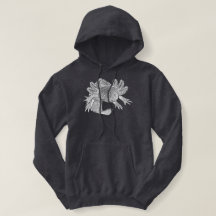 Sudadera con capucha de Axolotl - BLANCO