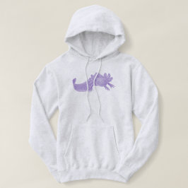 Sudadera con capucha de Axolotl - PURPURA