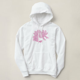 Sudadera con capucha de Axolotl - ROSA