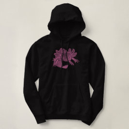 Sudadera con capucha de Axolotl - ROSA