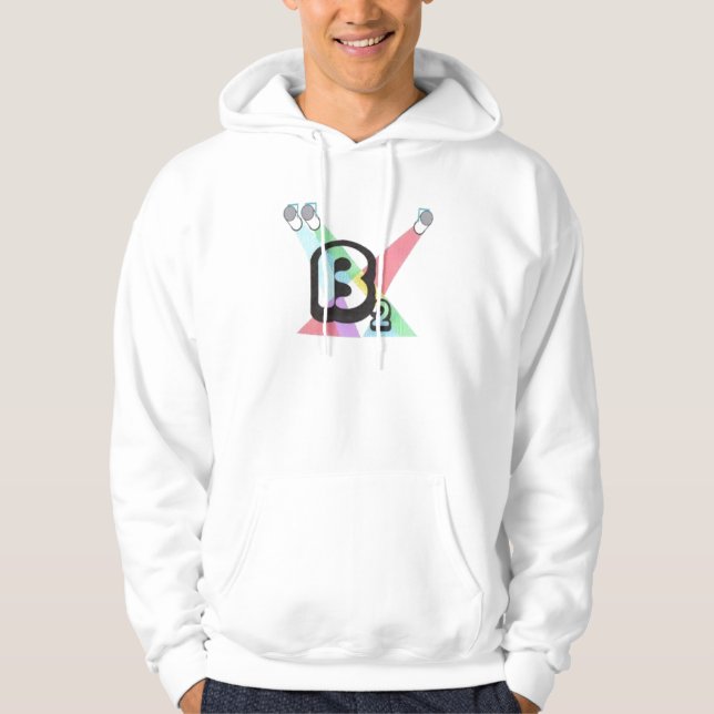 Sudadera con capucha de B (ajustado) (Anverso)
