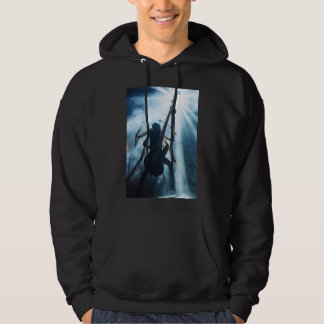 Sudadera con capucha de bajista de araña gótica pa