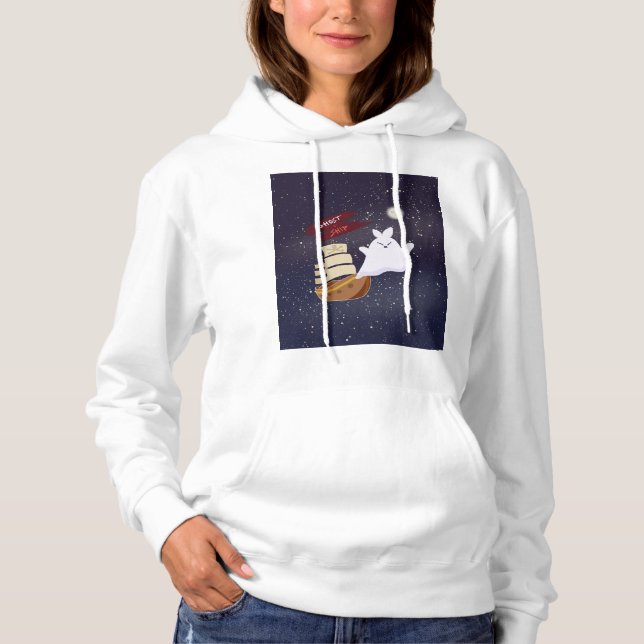 Sudadera con capucha de barco fantasma espeluznant (Anverso)