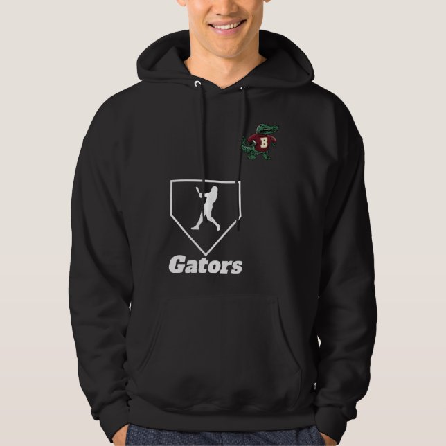 Sudadera con capucha de béisbol Baker Gators (Anverso)