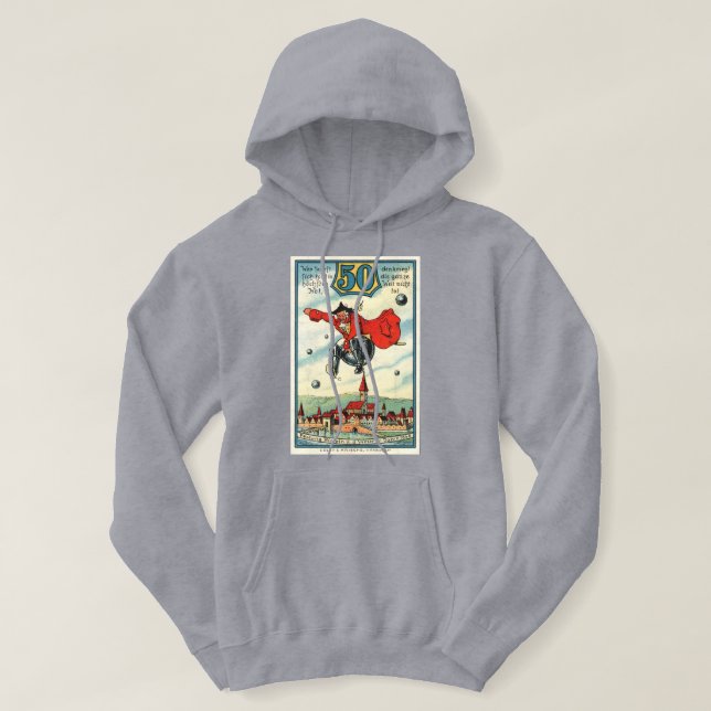 Sudadera con capucha de billete de Notgeld de 50 P (Diseño del anverso)